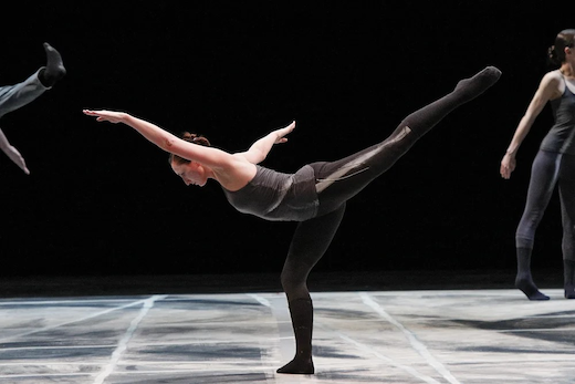woman in dance pose
